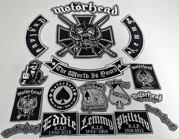 Motörhead The World Is Yours Embroidered Full Patch Set for Battle Vest – 17PCS - Image 6