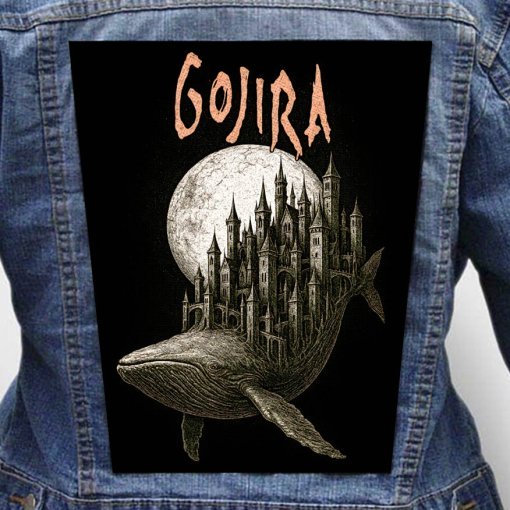 Gojira Flying Whales - Photo Quality Printed Back Patch