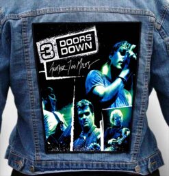 3 DOORS DOWN 3 - Photo Quality Printed Back Patch
