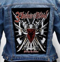 3 INCHES OF BLOOD 1 - Photo Quality Printed Back Patch