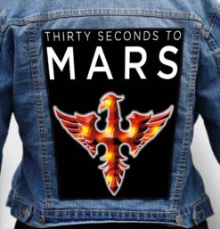 30 SECONDS TO MARS 1 - Photo Quality Printed Back Patch
