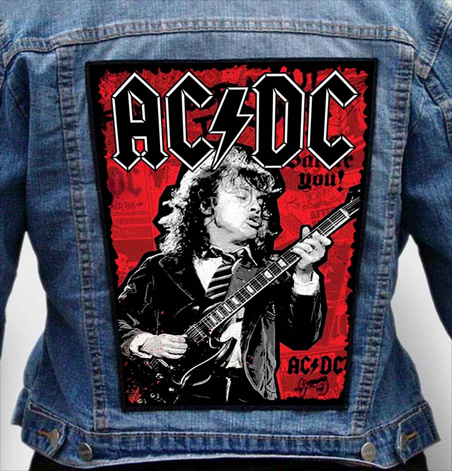 AC DC 1 - Photo Quality Printed Back Patch