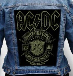AC DC 12 - Photo Quality Printed Back Patch
