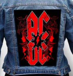AC DC 20 - Photo Quality Printed Back Patch