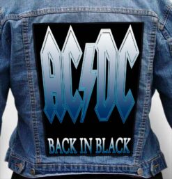 AC DC 3 - Photo Quality Printed Back Patch