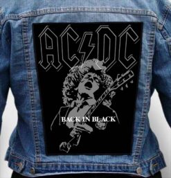 AC DC 33 - Photo Quality Printed Back Patch