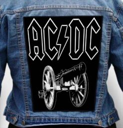 AC DC 34 - Photo Quality Printed Back Patch
