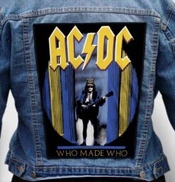 AC DC 35 - Photo Quality Printed Back Patch