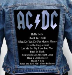 AC DC 7 - Photo Quality Printed Back Patch