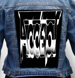 ACCEPT 2 - Photo Quality Printed Back Patch