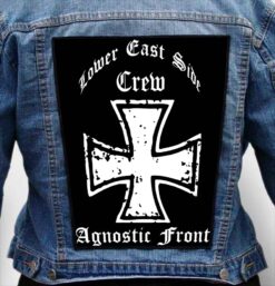 AGNOSTIC FRONT 6 - Photo Quality Printed Back Patch