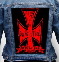 AGNOSTIC FRONT 7 - Photo Quality Printed Back Patch