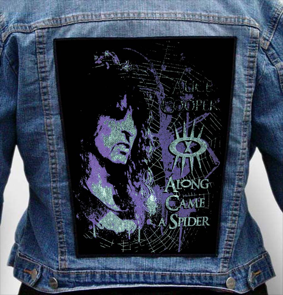 ALICE COOPER 1 - Photo Quality Printed Back Patch