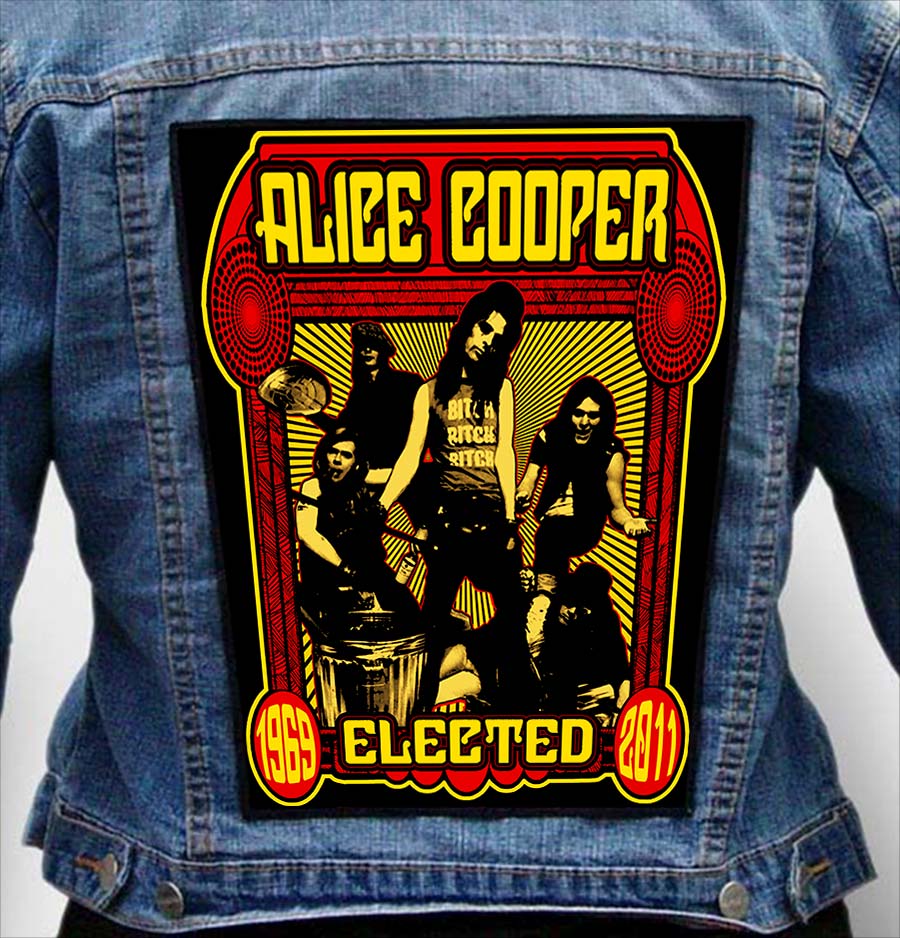 ALICE COOPER 5 - Photo Quality Printed Back Patch