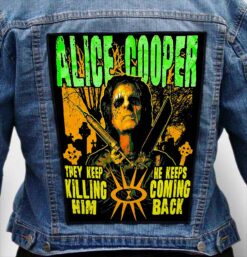 ALICE COOPER 6 - Photo Quality Printed Back Patch