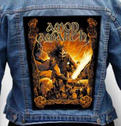 AMON AMARTH 34 - Photo Quality Printed Back Patch