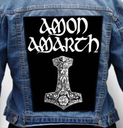 AMON AMARTH 39 - Photo Quality Printed Back Patch