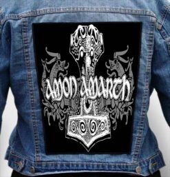 AMON AMARTH 49 - Photo Quality Printed Back Patch