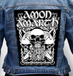 AMON AMARTH 55 - Photo Quality Printed Back Patch