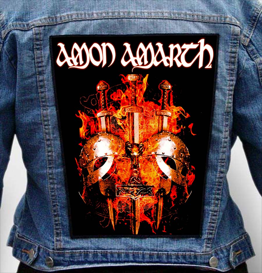 AMON AMARTH 58 - Photo Quality Printed Back Patch