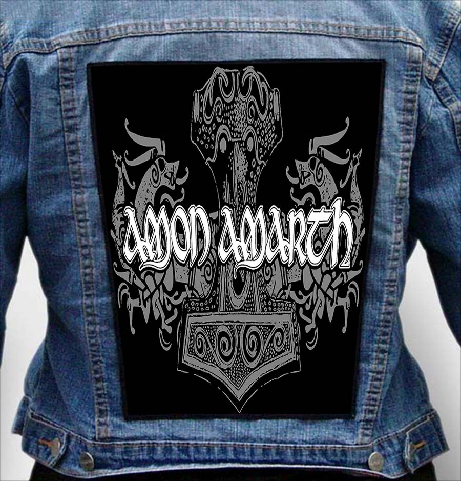 AMON AMARTH 6 - Photo Quality Printed Back Patch