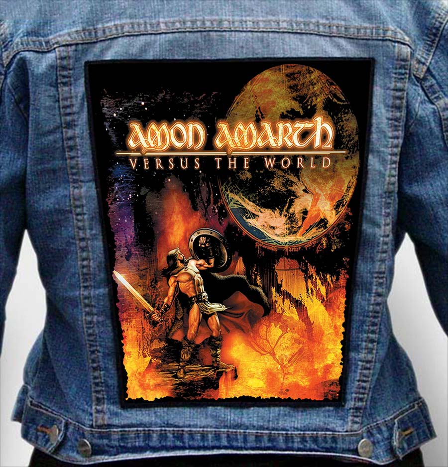 AMON AMARTH 60 - Photo Quality Printed Back Patch