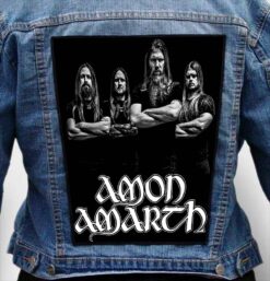 AMON AMARTH 61 - Photo Quality Printed Back Patch