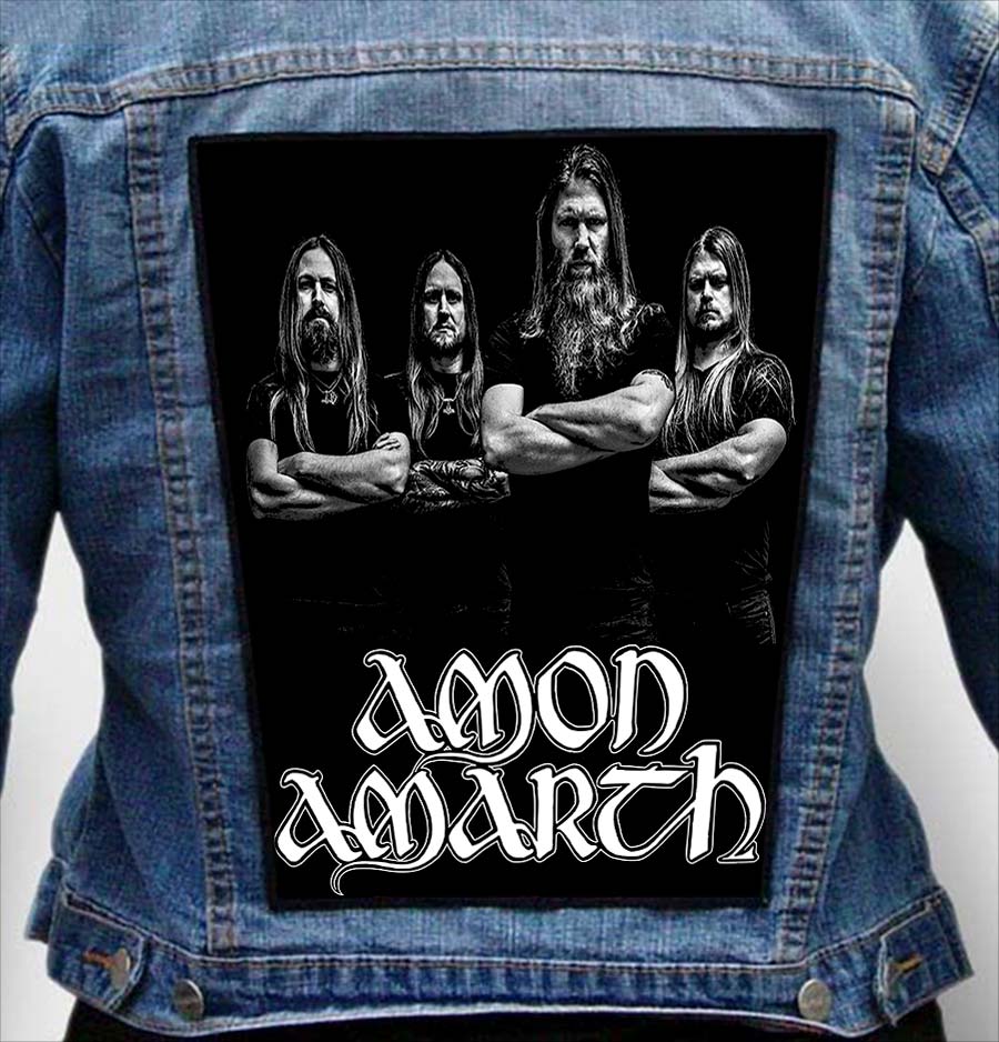 AMON AMARTH 61 - Photo Quality Printed Back Patch