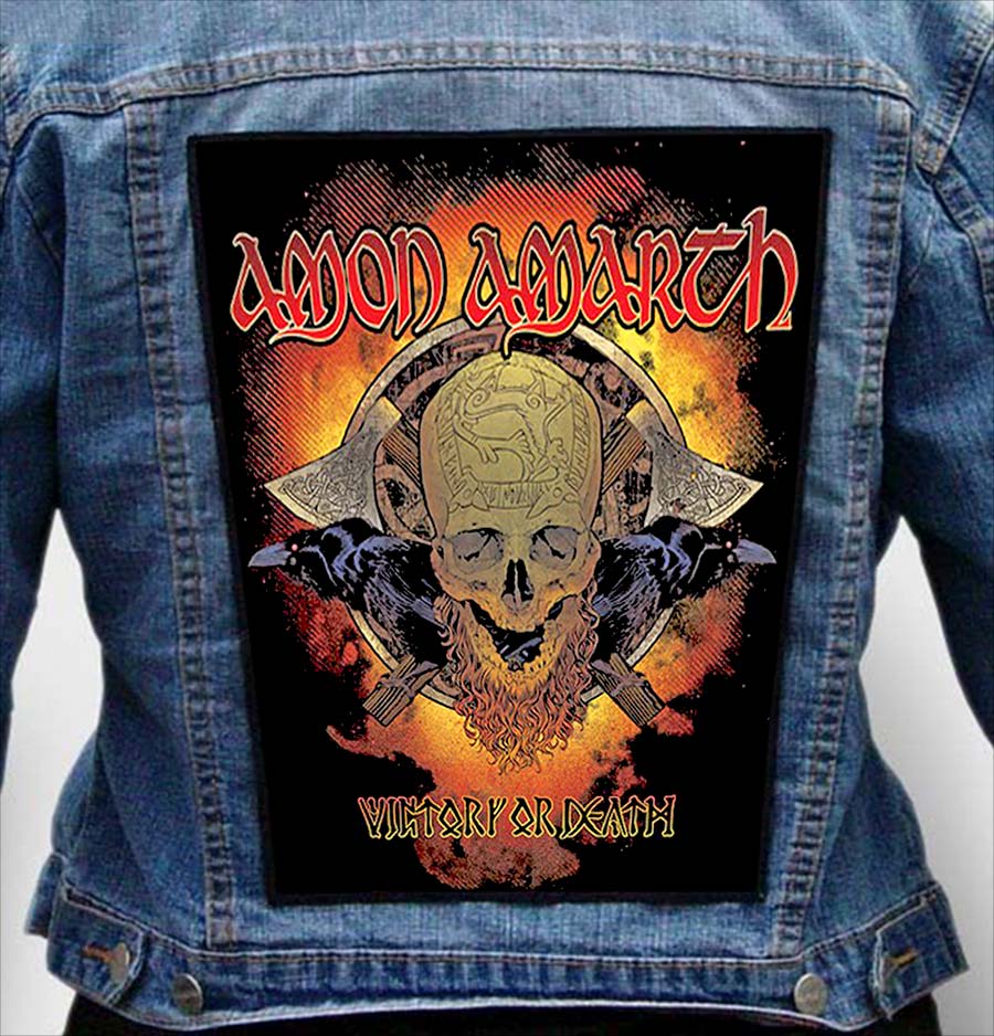 AMON AMARTH 62 - Photo Quality Printed Back Patch