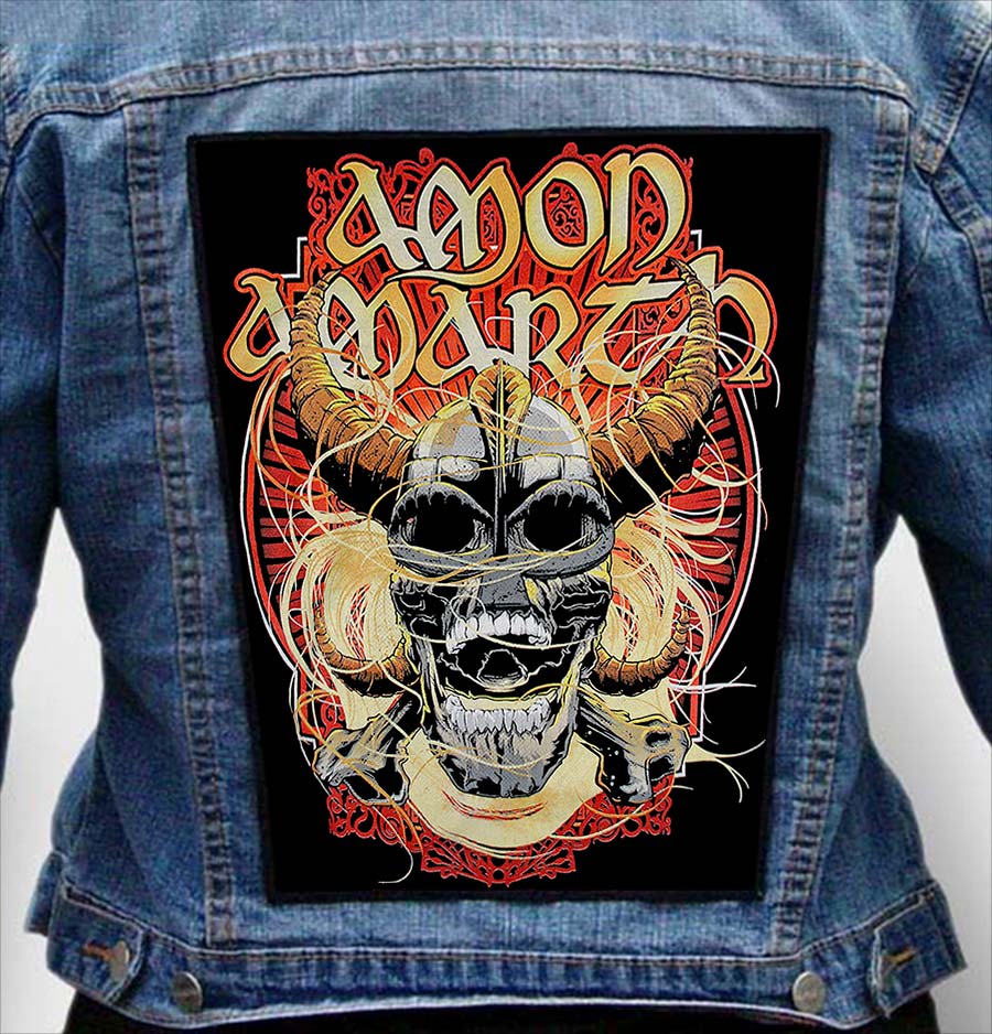 AMON AMARTH 64 - Photo Quality Printed Back Patch