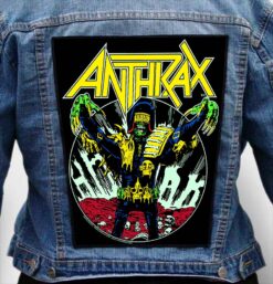 ANTHRAX 8 - Photo Quality Printed Back Patch