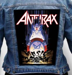 ANTHRAX 9 - Photo Quality Printed Back Patch