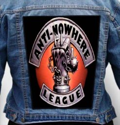 ANTI NOWHERE LEAGUE 3 - Photo Quality Printed Back Patch