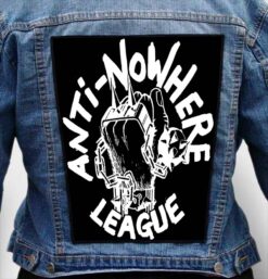 ANTI NOWHERE LEAGUE 4 - Photo Quality Printed Back Patch