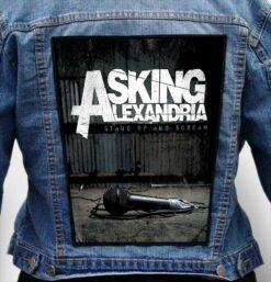 ASKING ALEXANDRIA 9 - Photo Quality Printed Back Patch