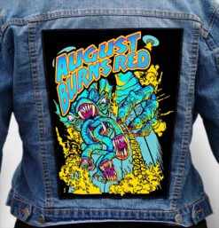 AUGUST BURNS RED 1 - Photo Quality Printed Back Patch