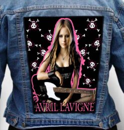 AVRIL LAVIGNE 1 - Photo Quality Printed Back Patch