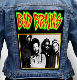 BAD BRAINS 5 - Photo Quality Printed Back Patch