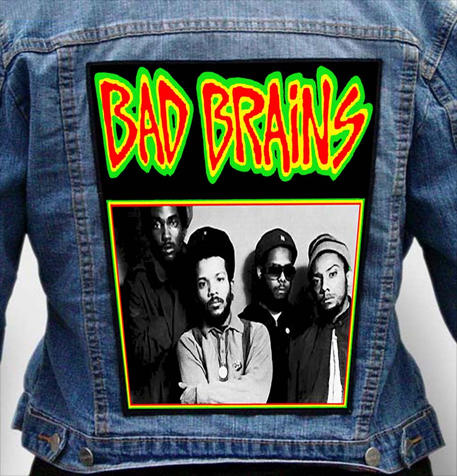 BAD BRAINS 5 - Photo Quality Printed Back Patch