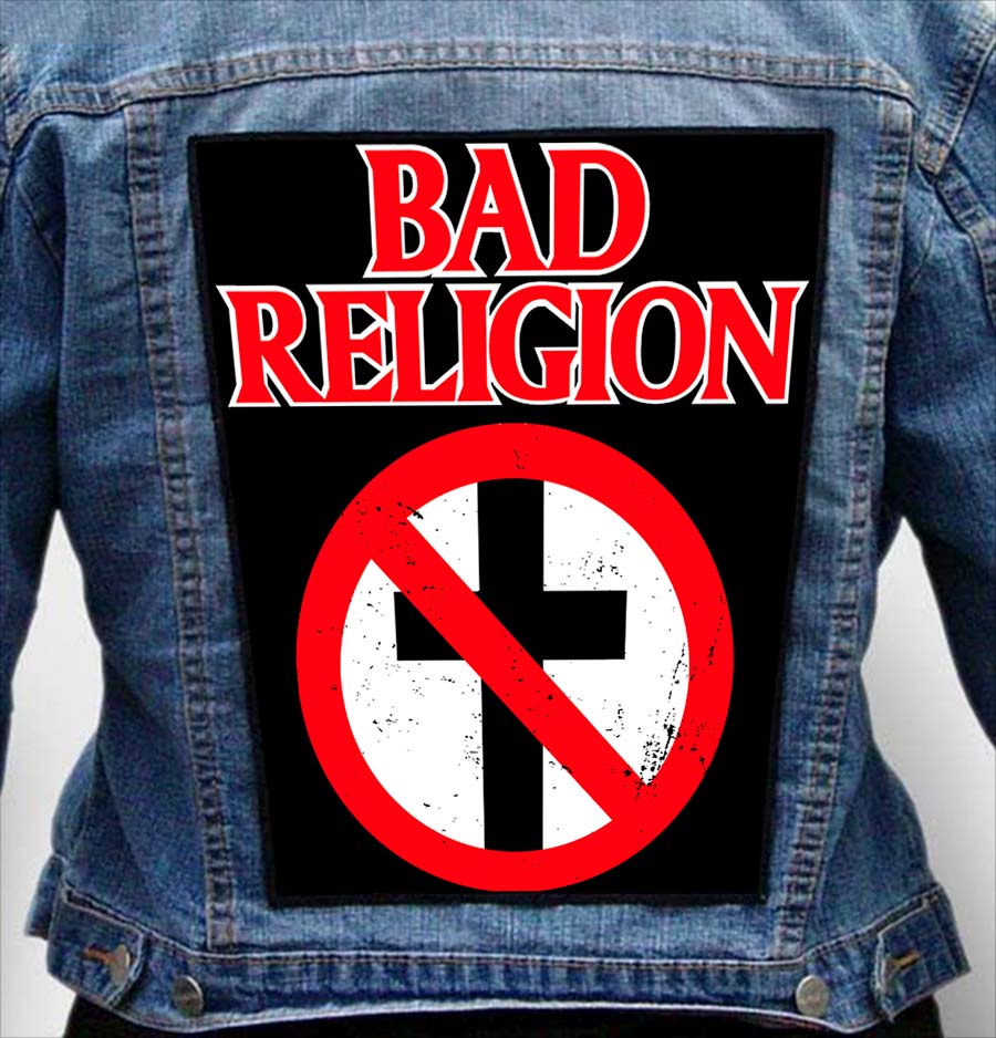 BAD RELIGION 16 - Photo Quality Printed Back Patch