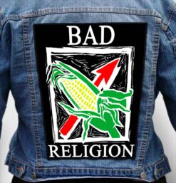 BAD RELIGION 3 - Photo Quality Printed Back Patch