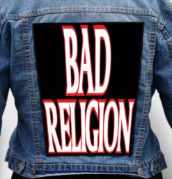 BAD RELIGION 6 - Photo Quality Printed Back Patch