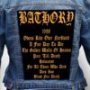 BATHORY 2 - Photo Quality Printed Back Patch