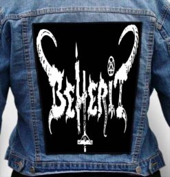 BEHERIT 2 - Photo Quality Printed Back Patch