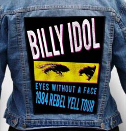 BILLY IDOL 1 - Photo Quality Printed Back Patch