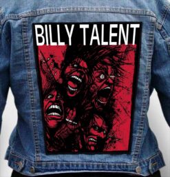 BILLY TALENT 2 - Photo Quality Printed Back Patch