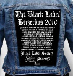 BLACK LABEL SOCIETY 4 - Photo Quality Printed Back Patch