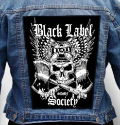 BLACK LABEL SOCIETY 7 - Photo Quality Printed Back Patch