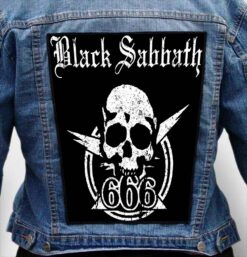 BLACK SABBATH 1 - Photo Quality Printed Back Patch