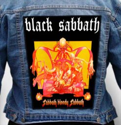BLACK SABBATH 16 - Photo Quality Printed Back Patch